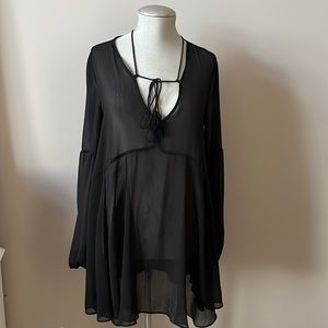 Sheer Babydoll Blouse/Dress